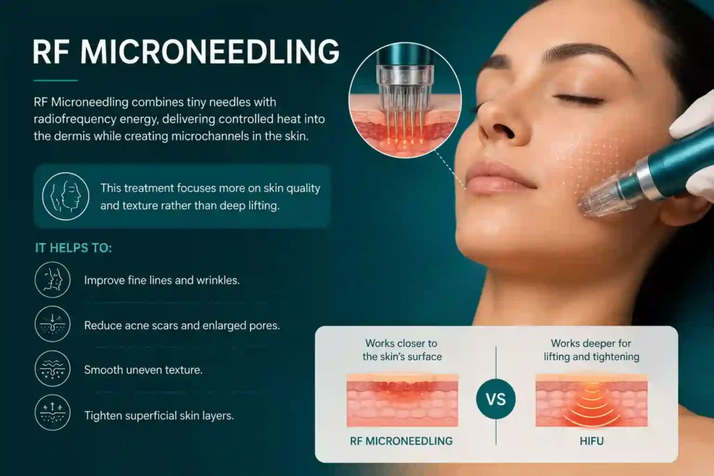 What Does RF Microneedling Do That HIFU Alone Cannot Hertfordshire